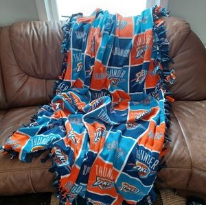 OKC Thunder fleece blanket